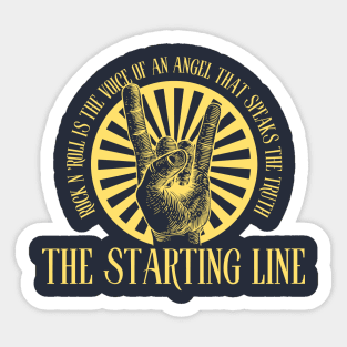 The Starting Line Sticker